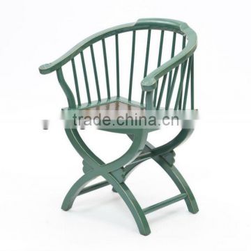 Chinese Reproduction Wooden Arm Chair with matting top