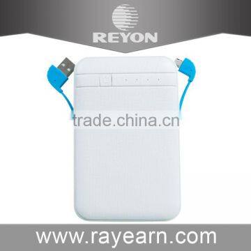 Dual USB Cables Power Bank Portable Power Bank Emergency External Battery Recharge Standby Power photo-2