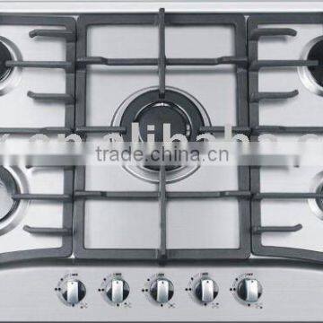 5 Burners Built in SST Gas Stove/Gas hob/Gas Cooker XLX-53ST-I