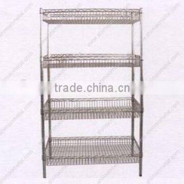 Modern Design New Style Wire Shelf Mesh Racking