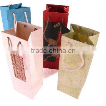 luxury wine paper bags offset printing