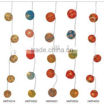 paper lantern light chain