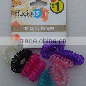 10 PCS FASHION NEW DESIGNED PONYTAIL HOLDER