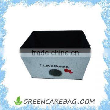 non woven foldable luxury clothing packaging box