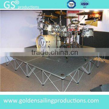 Easy Set up Aluminum Portable Stage Podium for Keyboard/music Insturment Quality Choice photo-2