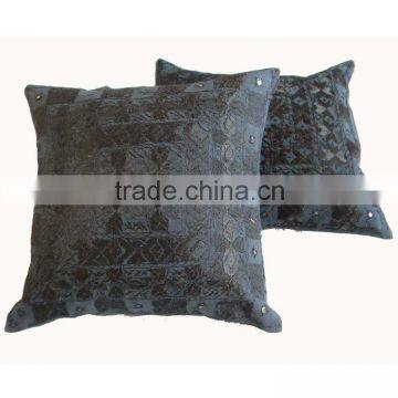 New Indian Embroidery Cotton Cushion Pillow Cover