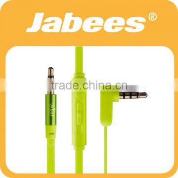 Handsfree Adaptor Long Audio Cable Built-In 3.5mm Stereo bulk Microphone Cable