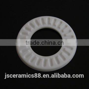 white wear-resisting 99% alumina ceramic seal ring