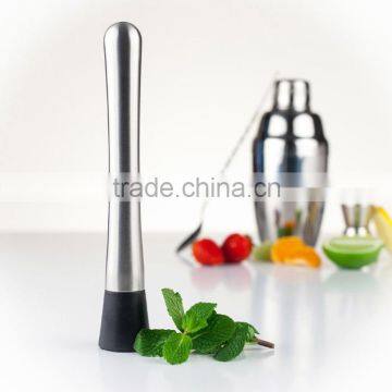 stainless steel mint lime cocktail muddler crusher