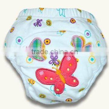 Newest Patterns Wholesale Waterproof Material Baby Potty Taining Pants