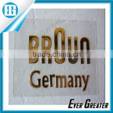 custom furniture label, customized electroformed sticker 3M tape metal sticker custom metal logo stickers