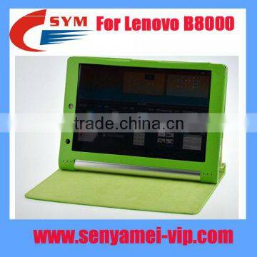 Factory Protective yoga tablet for Lenovo B8000 case leather, For Lenovo Yoga B8000 leather case