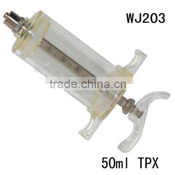 WJ203 Cattle Medicine Injection 50ml Beef drugs plastic Syringe gun