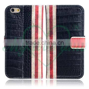 OEM Cell Phone Leather Wallet Case for IPhone 6S