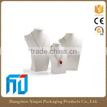 Wholesale fashion velvet jewelry neck display stands