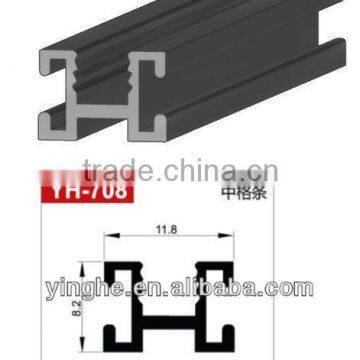 aluminium profile for glass in housing