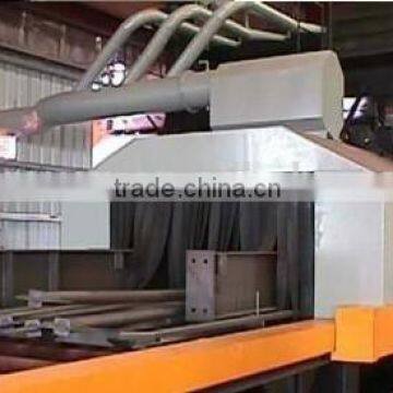 Automatic Pass Through Sandblasting Machinery for Section Steel Cleaning