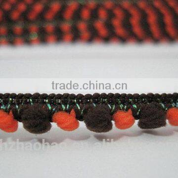 5 Yards Sparkly Two-tone Pink-Green Mini Pom Pom Trim, Mini Pom Pom Trim, Pink Trim, Pink Pom Pom Trim, Wholesale Trim, Green po