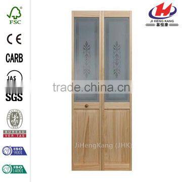 JHK-G29 Pooja Room Built In Blinds For Sale Modern Designs Solid Wooden Closet Sliding Glass Doors