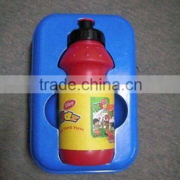 2016 high quality food container with water bottle