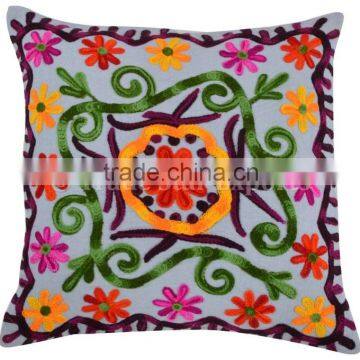 Uzbek Suzani Cushion Cover Boho Cushions Pillow Cover Decorative Throw Pillow Case