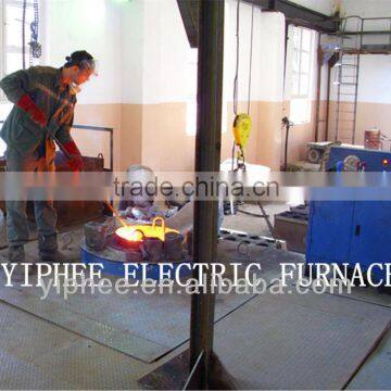 Pig Iron Medium Frequency Induction Melting Furnace 500kg Capacity