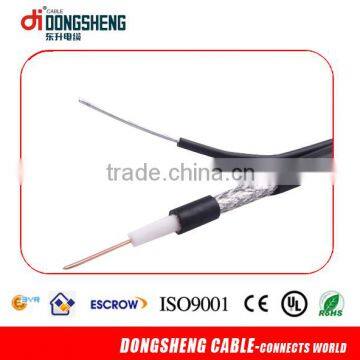 2016 New Style Good Quality (RG6-M) RG6 with Messenger Coaxial Cable