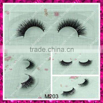 2016 wholesale top quality 3D mink fur lashes ; wholesale price mink eyelash