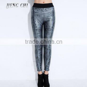 2016 Fashion Shiny Sexy Leather Leggings Pants photo-3