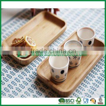 Mini bamboo snack serving tray