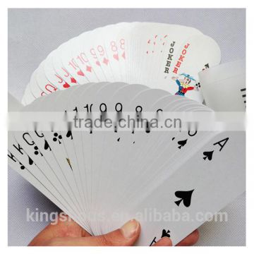 custom oval shaped playing cards for promotional advertising