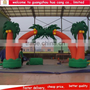 2015 New design commerical palm tree inflatable arch for sale