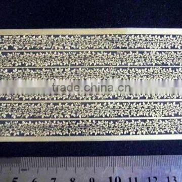 Competitive price Copper metal chemical etching leaf spring contact custom etching metal printer parts ---DH20579