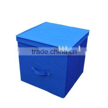 blue shoe storage box