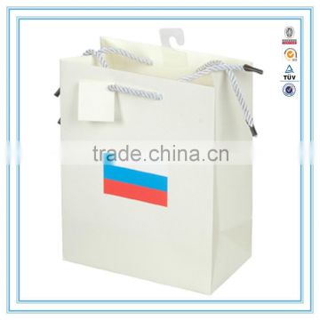 Alibaba china custom printed paper bag with handles