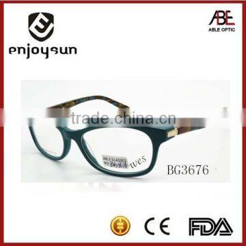 2015 top selling lady acetate optical frame eyeglasses
