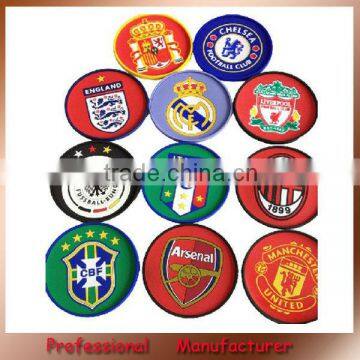 2015 high quality 2.5cm badge,soccer team badge,round shape flag badge