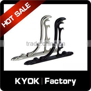 KYOK 16mm aluminum-alloy/wrought iron curtain rods metal accessories,2.8m lenght extendable metal curtain rod brackets