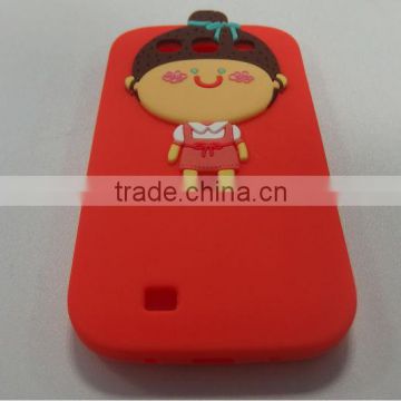 Cute Cartoon silicone case for samsung 9082