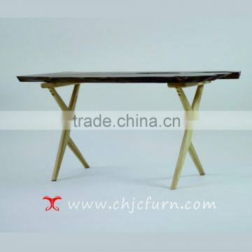 solid wood table