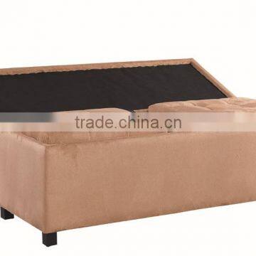 Suede Fabric Wooden Frame Storage Lower Price(DO-6218) photo-2