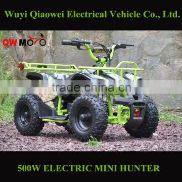 2016 New MINI Electric Bike 500W 800W 1000W Hunter ATV QWMOTO Quad Bike