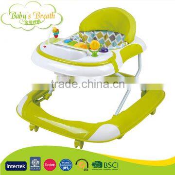 BW-37 Good Quality Safety Plastic Material Baby Walkers with Certificate EN1273