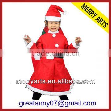 Factory Direct Sale Red Christmas Girls Skirts/coat and Dress Set Baby Girl Christmas Dresses