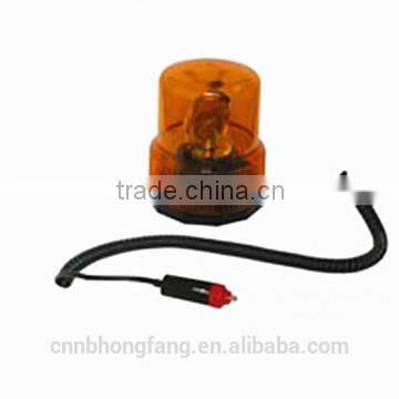 dc 12V 24V Amber Magnet Rotating Light Vehicle Yellow Warning Light