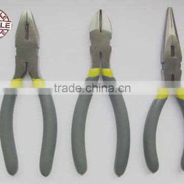 3pcs tools set , pliers kit, American type combination pliers, long nose pliers, diagonal cutter pliers