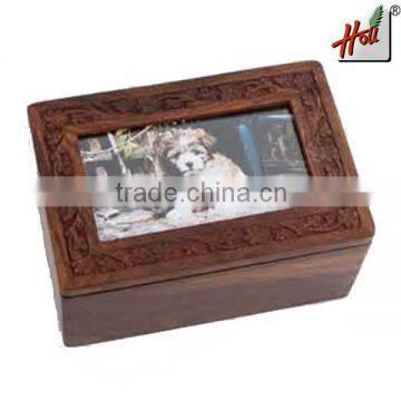 Super Quality Wooden Pet Urn Box For Sale HCGB8125 photo-2