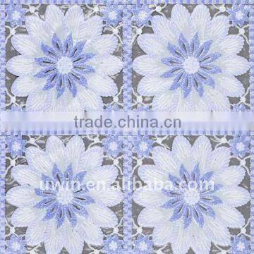 Oilproof &Waterproof lace embossed vinyl lace tablecloth
