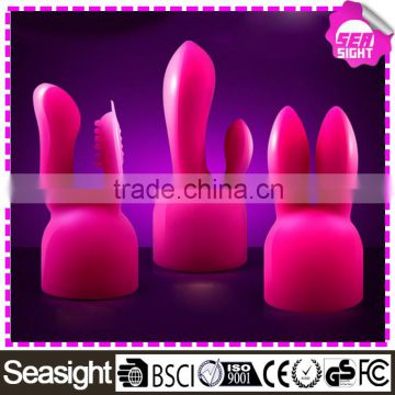 Silicone AV vibrator head attachment, vibrator attachment silicone massager