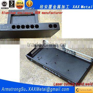 XAX141Alu OEM ODM customized laser cut bend weld sheet aluminum 6061 7075 8011 T1 T4 housing